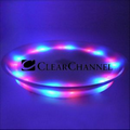 Round Lighted Serving Tray w/ Multi LED Edge